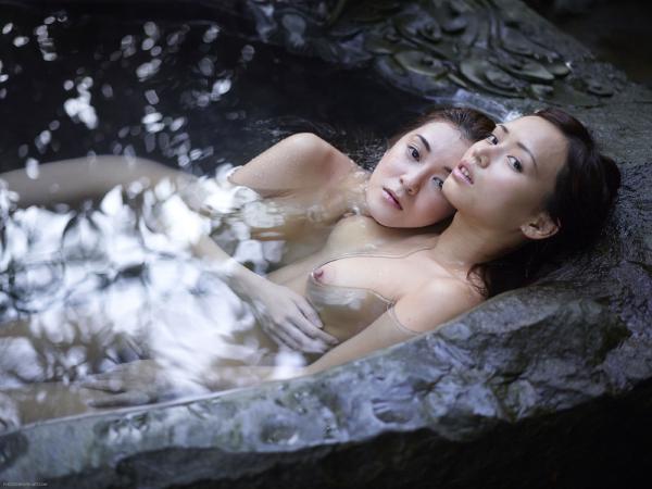 Mayuko and Saki dragon hot spring part2 #42