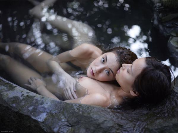 Mayuko and Saki dragon hot spring part2 #49